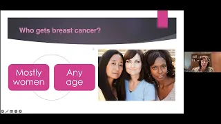 Dr. Paula Gordon: Breast Cancer Basics and What you need to know about breast screening