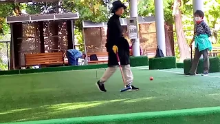 🇰🇷Южная Корея🇰🇷 ,г.,Большой Кванджу. Игра - Gate ball