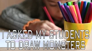 Eden Reads: I Asked My Students To Draw Monsters by BORN-IN-2002