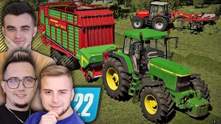 Sianokiszonka - Zgrabianie & Zbieranie Trawy 😱 Nawozy & Głębosz | Farming Simulator 22 "od Zera" #62