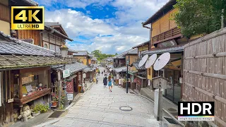 【4K HDR】Walk in Kyoto, Japan | The Most Beautiful Traditional Streets in Kyoto (京都散歩)