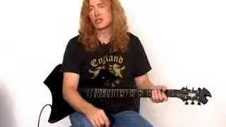 Dave Mustaine teaching riffs..