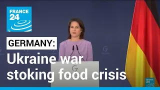 Germany warns Ukraine war stoking global food crisis • FRANCE 24 English