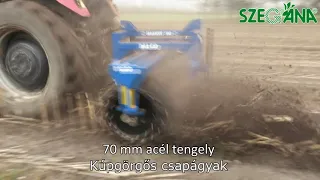 Szegána - DAL-BO MaxiCut 300 aprító henger bemutató