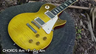 Deep Atmospheric Guitar Backing Track Jam in A Minor