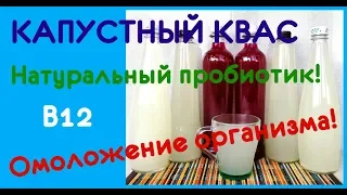 КАПУСТНЫЙ КВАС! Натуральный пробиотик! Омоложение организма!