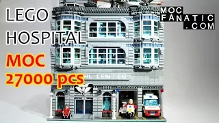 LEGO Hospital Custom Modular Building MOC 27000 pcs