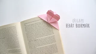 DIY: Origami Heart Bookmark