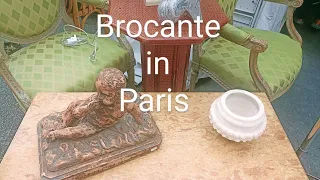 VINTAGE shopping Paris 🛍️ Brocante in Paris🏺Marché aux puces🪑 Antiquités 🏺 Flea market | Street sale