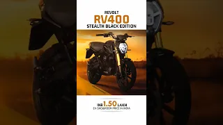 Revolt RV400 Stealth Black Edition Launched 🔥