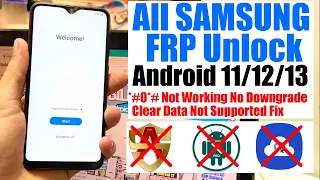 New Tool | All Samsung Android 11/12/13, Remove Google Account, Bypass FRP.