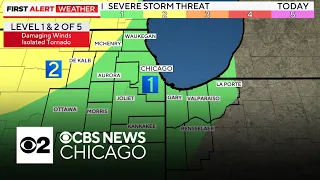 Severe storms Monday afternoon, night in Chicago