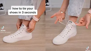 How to Tie Your Shoes in 3 Seconds!