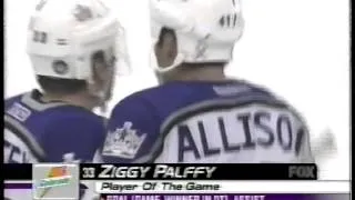 Ziggy Palffy Beats the Wings in Overtime 11/10/01