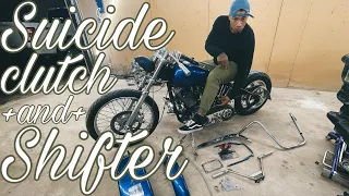 I decide to modify my 1999 Harley Davidson. Suicide clutch, jockey shifter installation!