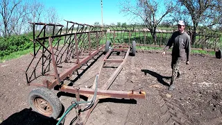 Сцепка борон своими руками! Бороны на МТЗ, Юмз! Лучший вариант! Боронование 2021!