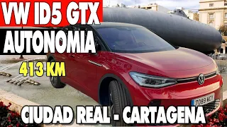 Prueba de autonomía: VW ID 5 GTX Ciudad Real - Cartagena