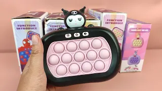 ♡ Satisfying KUROMI Cute characters Rare Push Game Electric Pop It toys unboxing ASMR Videos