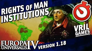 Europa Universalis 4 | Rights of Man Institutions | 1444 AD - 1821 AD Timelapse