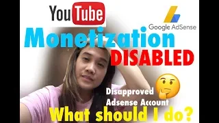 MONETIZATION DISABLED WITH DISAPPROVED ADSENSE ACCOUNT | Stressful Moment | VLOG NO. 5 |