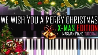 How To Play: We Wish You A Merry Christmas | Piano Tutorial EASY