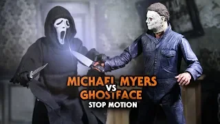 Michael Myers vs Ghostface Short Stop Motion