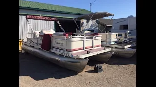 1997 20' Sweetwater Pontoon with a 40hp Mercury 2-Stroke