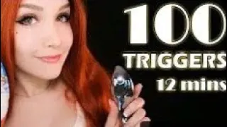 asmr 100 triggers in 12 minutes 🌙✨ асмр 100 триггеров за 12 минут 😴