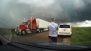 Storm Chase: Selden Kansas Tornado 5/24/2021 *Dashcam Highlights*