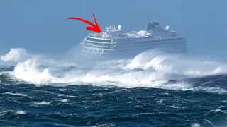 Kreuzfahrtschiff In Einem 12-Punkte-Sturm!