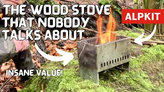 The Wood Stove That NOBODY Is TALKING ABOUT - Alpkit Wood Stove Review