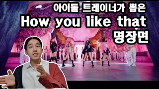 아이돌 트레이너 입장에서 보는 블랙핑크 How you like that