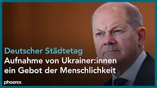 Deutscher Städtetag: Rede von Bundeskanzler Olaf Scholz