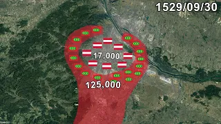 Siege of Vienna (1529) using Google Earth