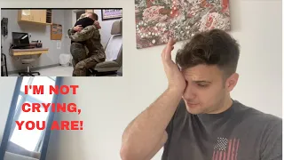 I CRIED! British guy reacts to EMOTIONAL SOLDIERS COMING HOME!