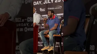 TERRANCE CRAWFORD TALKS TRASH TO ERROL SPENCE JR!😂 #shorts