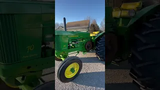 John Deere 70 Diesel Standard From 1955 Walk Around. She’s alive after sitting over 20 years! 🤠