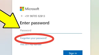 Microsoft Account Ka Password Bhul Jaye To Kya Karen | Forgot Microsoft Account Password Windows 10