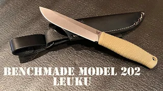 Benchmade Fixed Blade Knife - Model 202 Leuku CPM 3V