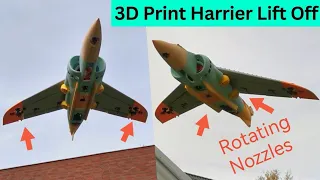 How the Harrier works | First VTOL / STOL Starts with 3D Print RC Harrier