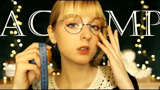 АСМР Озабоченная вязальщица измерит тебя | Ролевая игра | ASMR roleplay taking measurements