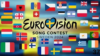 Eurovision 2024 - My top 37 (April Updating)