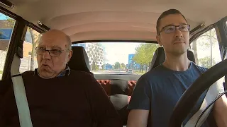 Москвич 412 - SLEEPER. Прокатил непробиваемого Деда.Grandpa's reaction to my super fast Moscvich 412