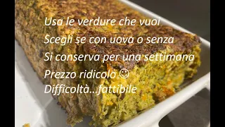 🧆Polpettone vegetariano 🌱 con o senza uovo 🥚 : flessibilità e gusto a casa tua‼️