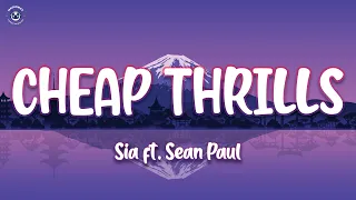Sia - Cheap Thrills (Lyrics) ft. Sean Paul | Maroon 5, Imagine Dragons, OneRepublic ... (Mix)
