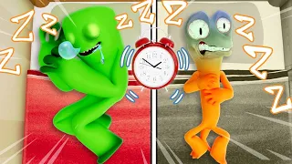 Rainbow Friends and the Ultimate Challenge: WAKE UP, GREEN ⏰ | Rainbow Friends 2 | Cartoon Animation
