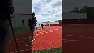 First over the fence home run #baseball #baseballlife #basebroz #homerun #baseballlove #fyp #8u