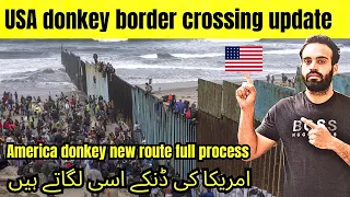 usa donkey border crossing 2023 | pakistan to america donkey 2023 | india to usa donkey process |