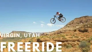 Freeride trip on the land of Red Bull Rampage | Virgin, Utah