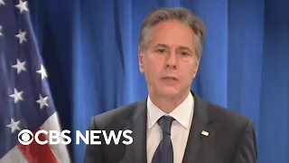 Blinken addresses reporters after speaking with Chinese President Xi Jinping